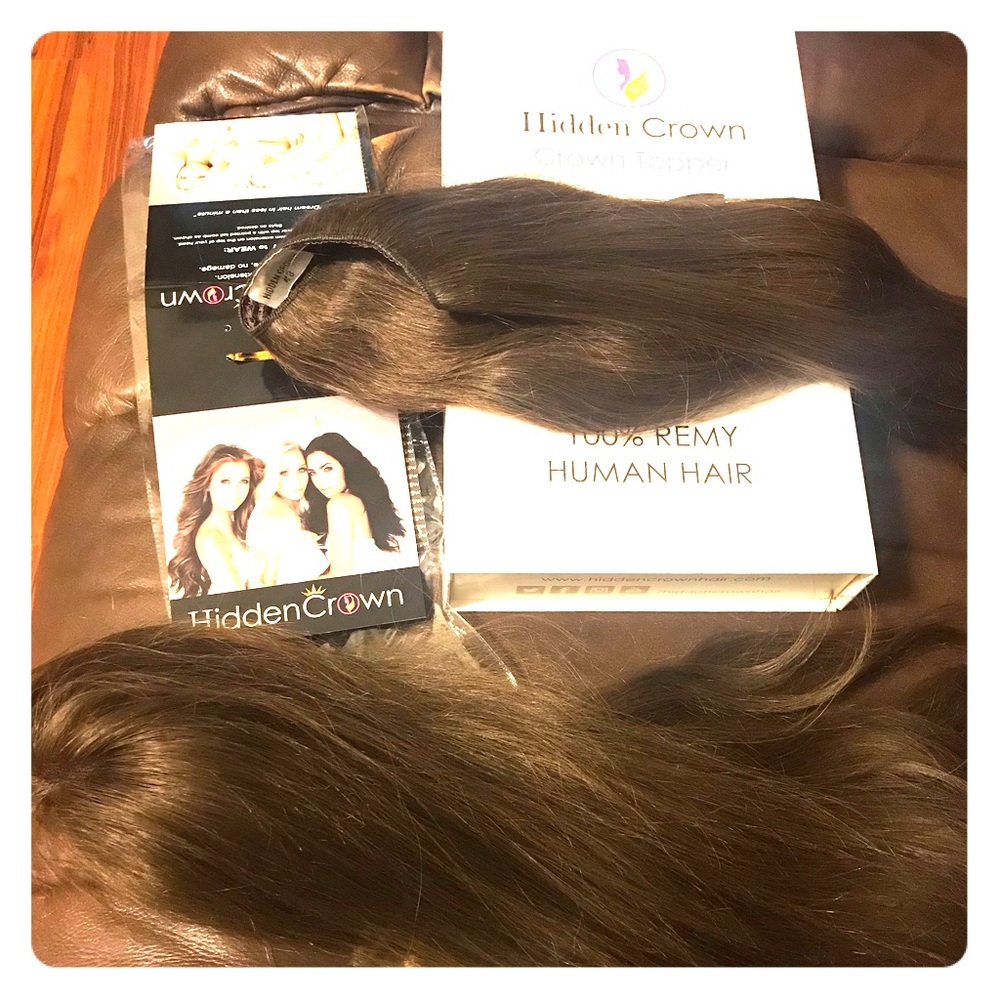 Hidden Crown Halo Extensions 16” & Topper